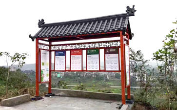 湖南長沙農村仿古垃圾分類亭案例