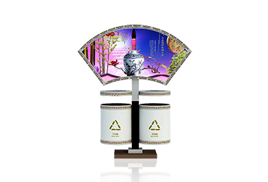 創意景觀垃圾箱廣告牌