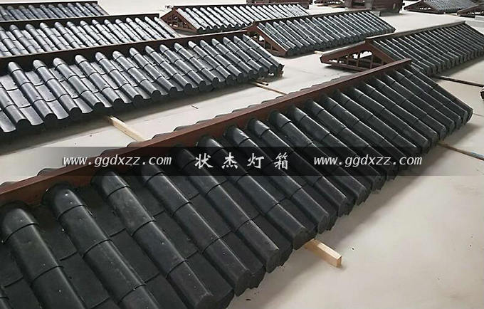 蘇州鄉村仿古垃圾分類亭案例頂棚