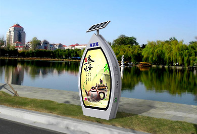 背靠背廣告位圾箱