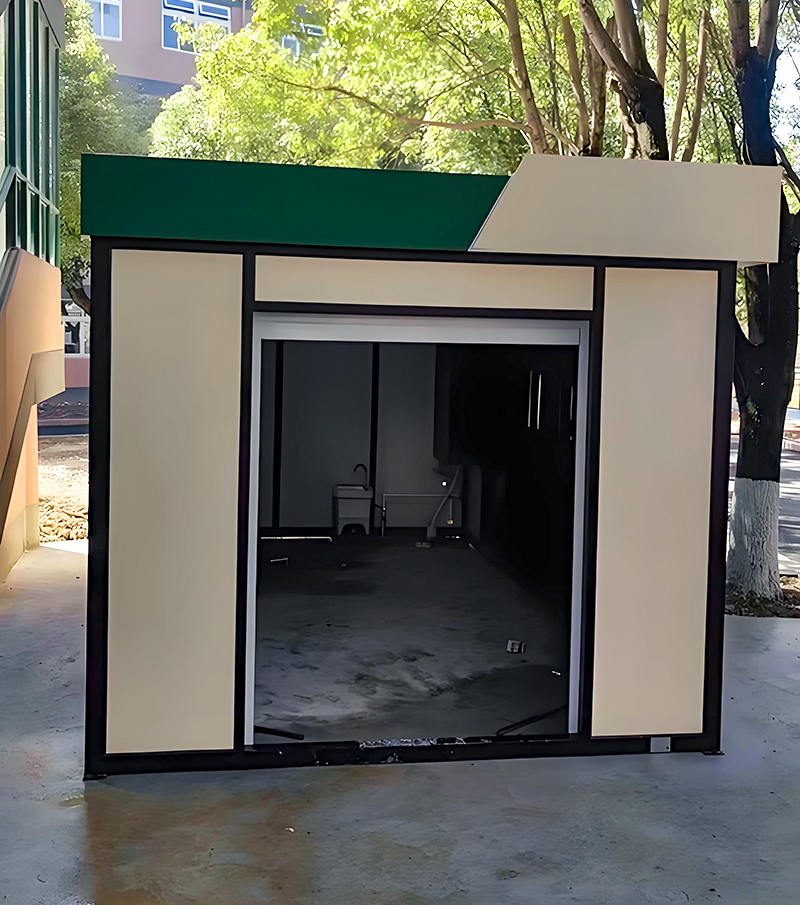 陜西寶雞學校垃圾分類房案例