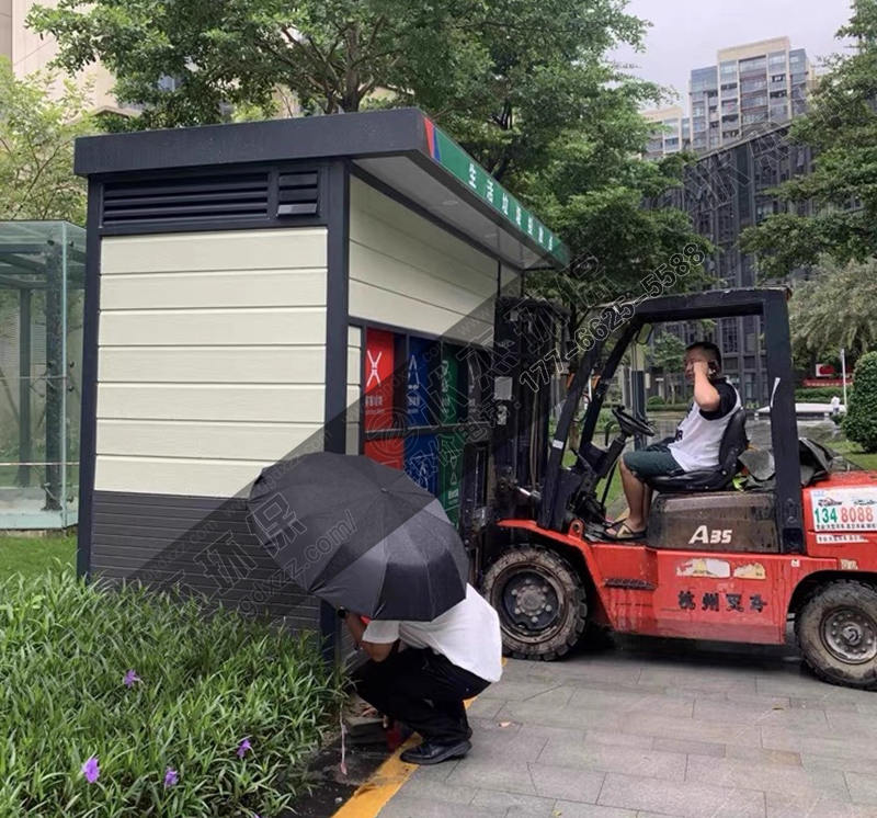 甘肅天水經濟型小區垃圾房案例