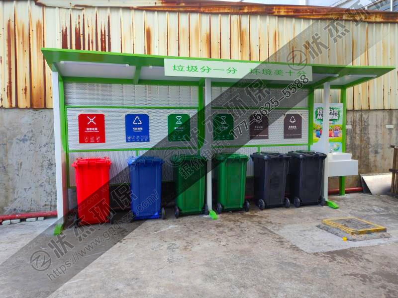 四川資陽帶洗手池垃圾分類亭案例