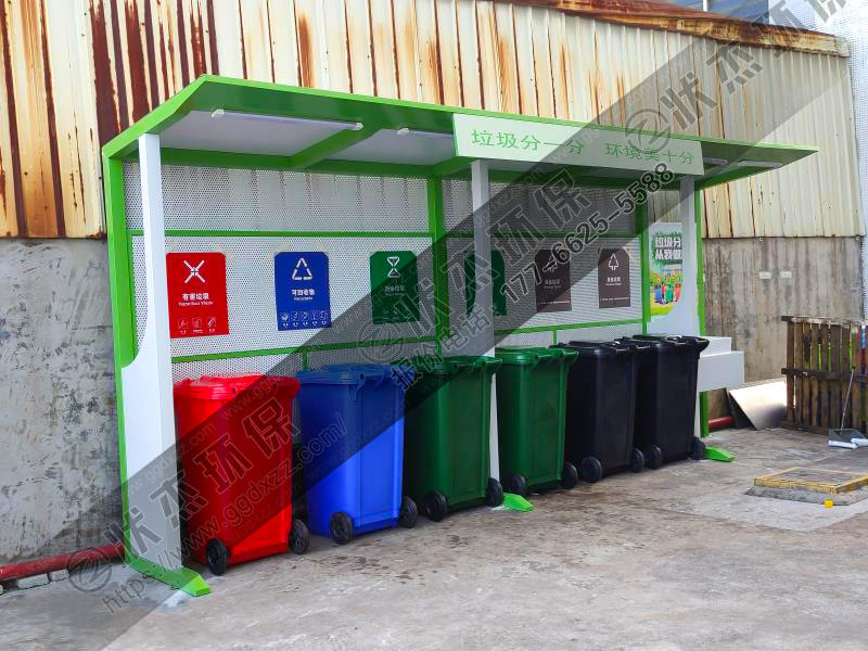 四川資陽帶洗手池垃圾分類亭案例