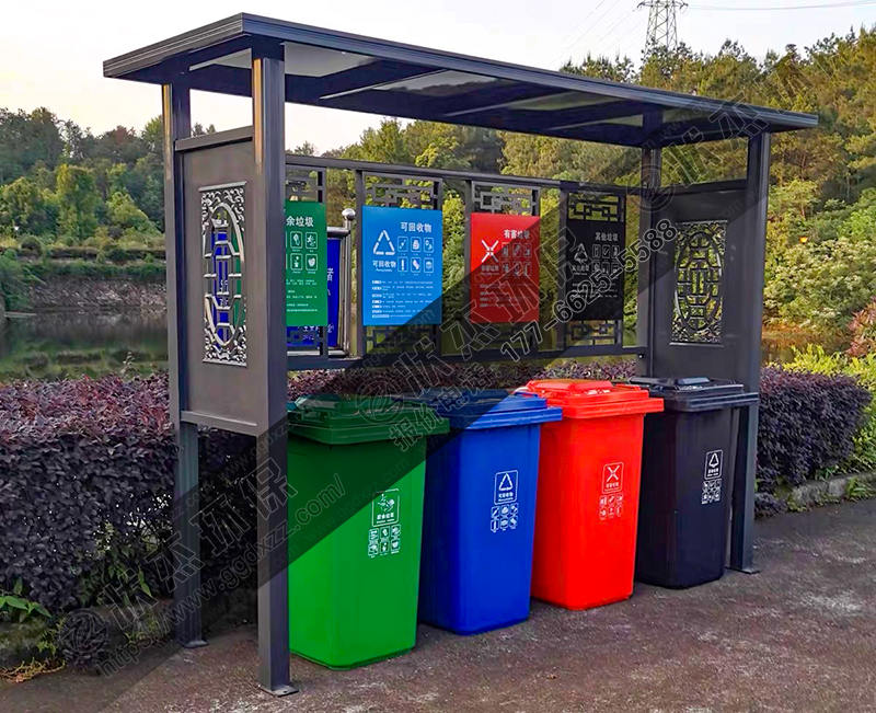 浙江紹興仿古垃圾分類亭案例