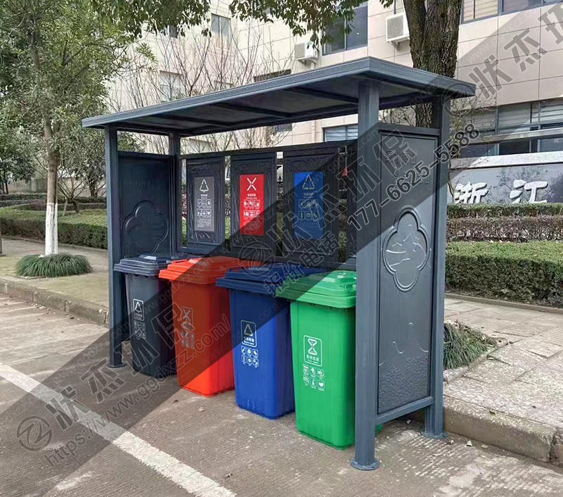 浙江紹興仿古垃圾分類亭案例