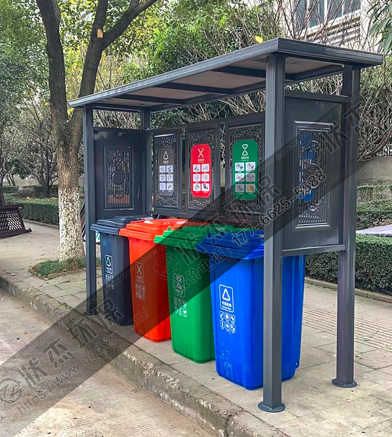 浙江紹興仿古垃圾分類亭案例
