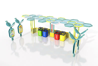 幼兒園垃圾分類亭定制