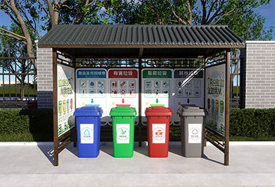 仿古垃圾分類亭定制價格