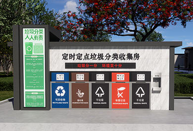定時定點垃圾分類收集房廠家定制